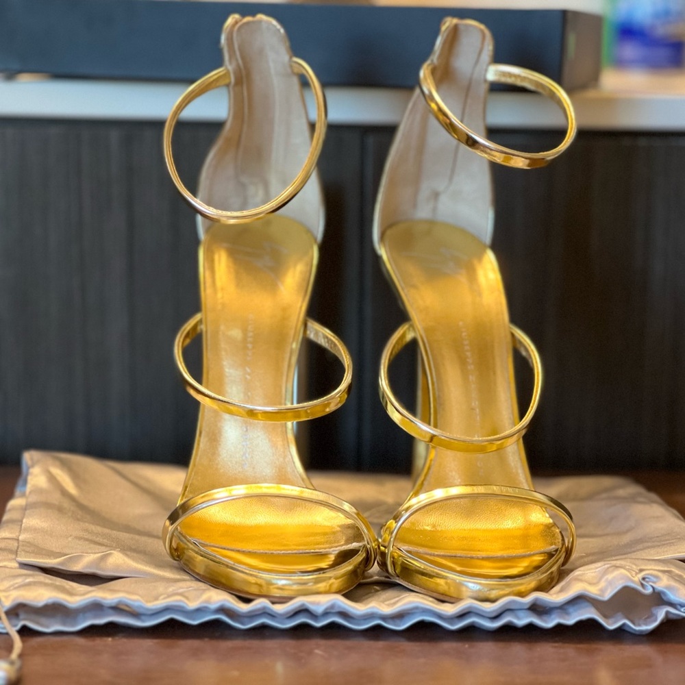 Giuseppe Zanotti GOLD HARMONY Heels